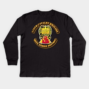 116th Cavalry Brigade Kids Long Sleeve T-Shirt